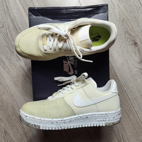 Nike Air Force 1 Crater Summit White Sneakers Shoes Womens Size 8.5 - CT1986-100 - Picture 2 of 7